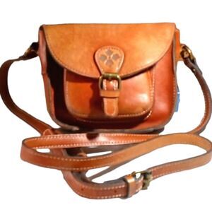 Patricia Nash Vintage 60's Tooled Leather Crossbody